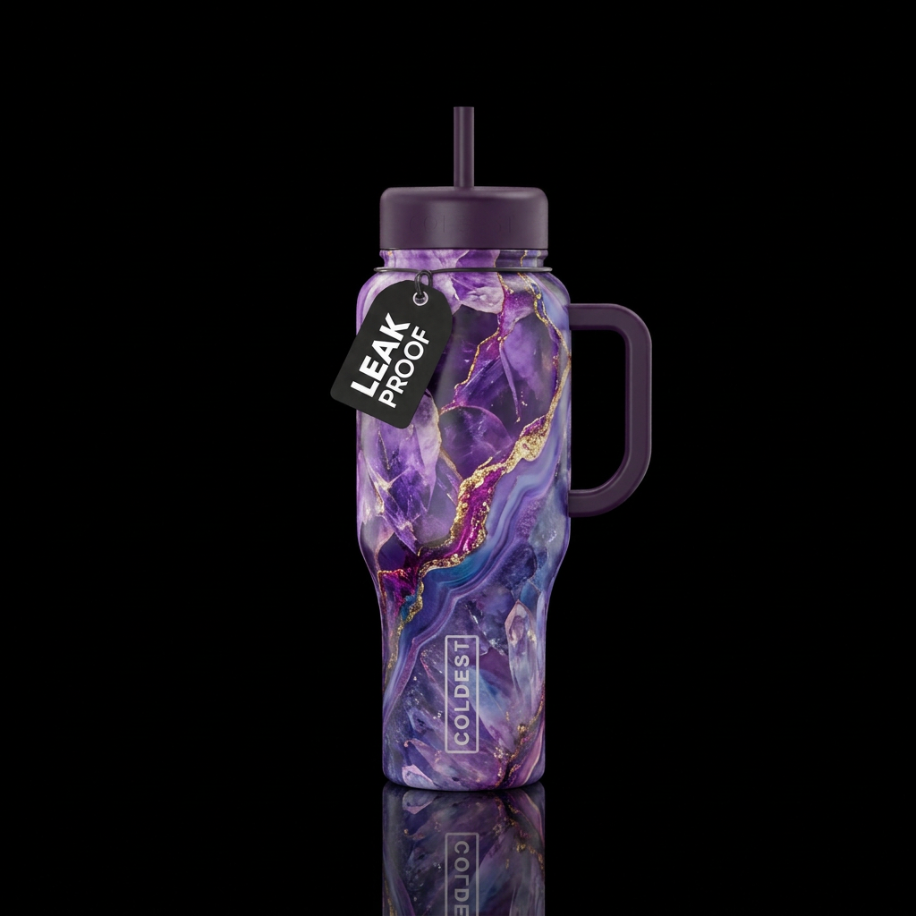 Amethyst 2.0 water bottle design