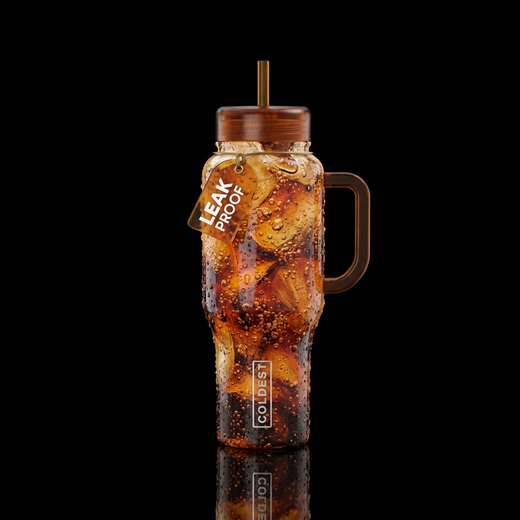 Textured Carbonated Coldest water bottle design