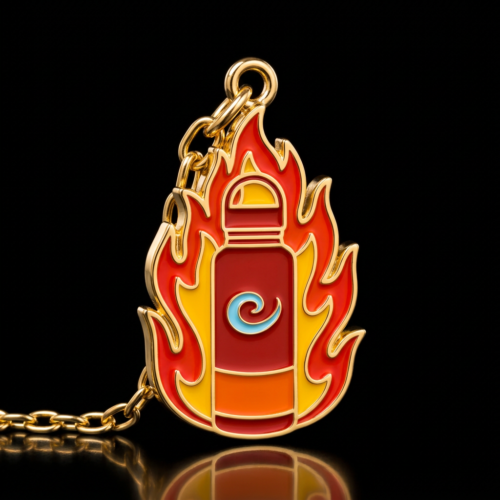 Fire water bottle design