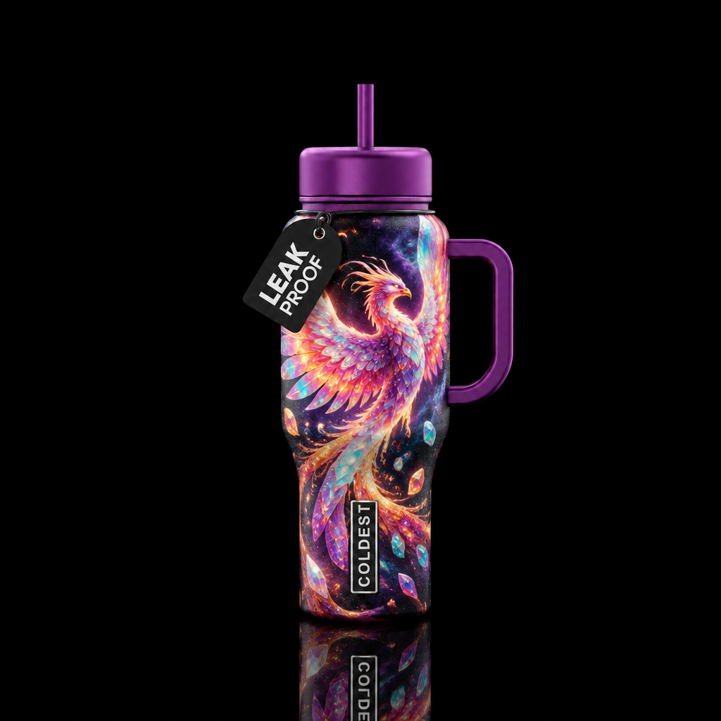 Phoenix Gem water bottle design