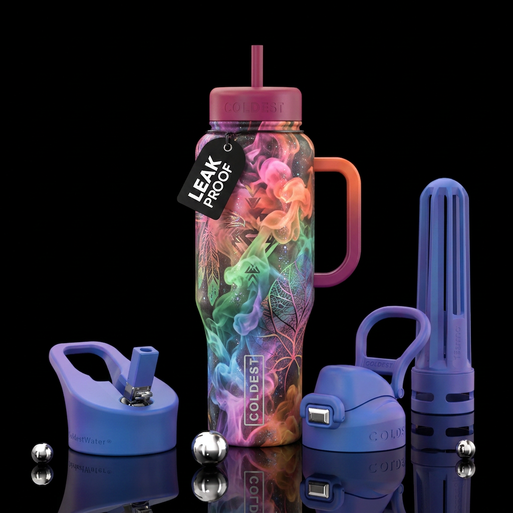 Colors water bottle design