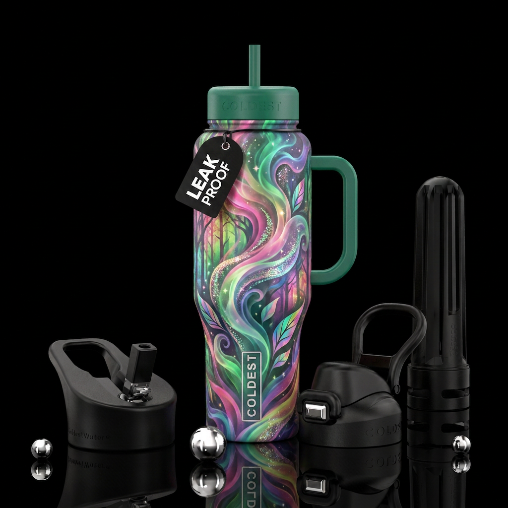 Smokey colors flowing like the wind which includes... water bottle design