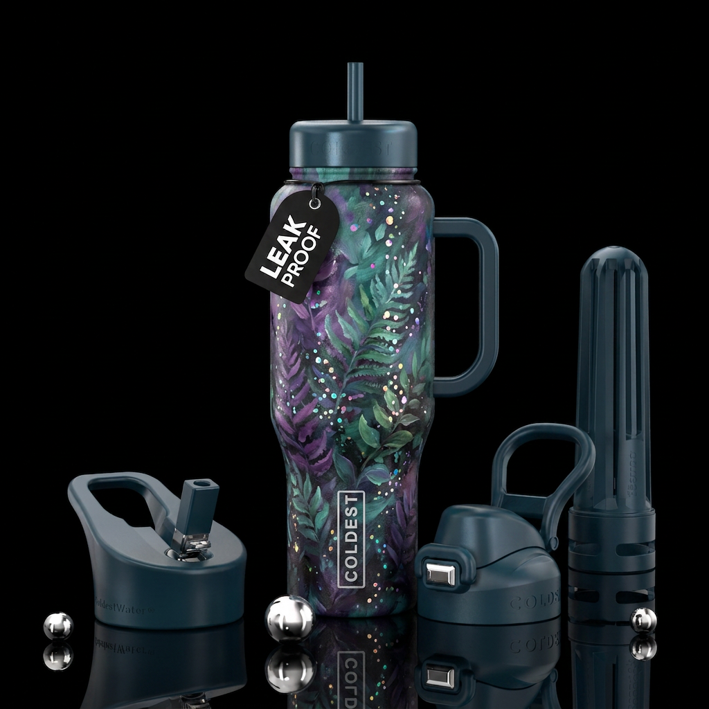 Ferns water bottle design