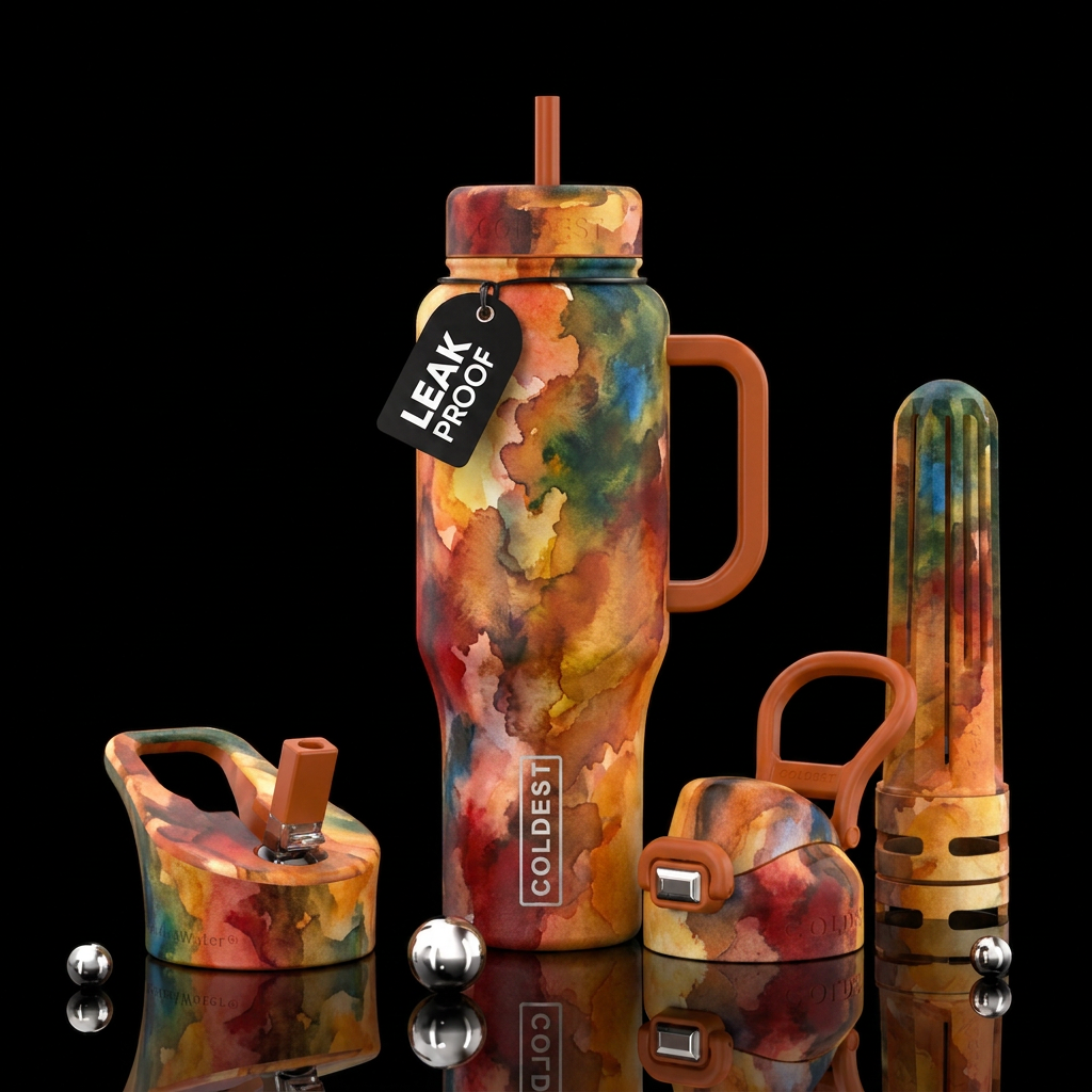 Feeling of Fall water bottle design