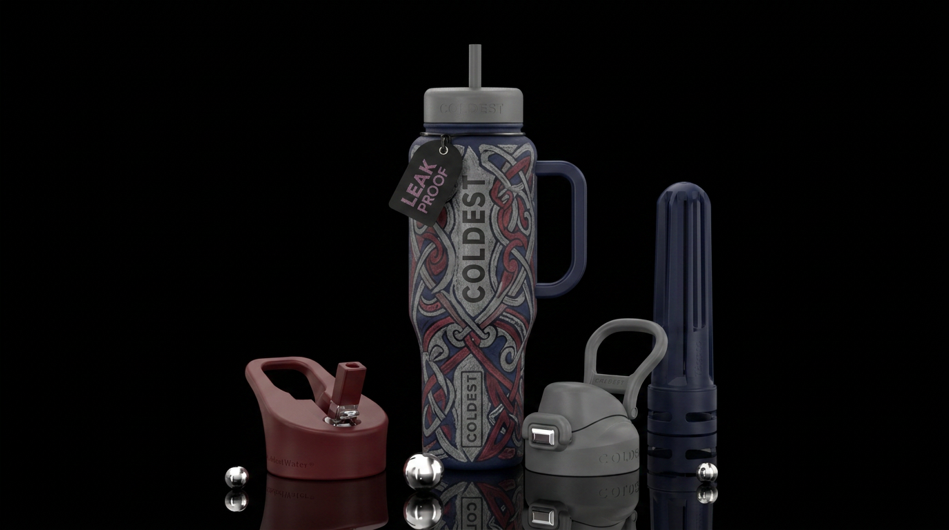 The Viking water bottle design