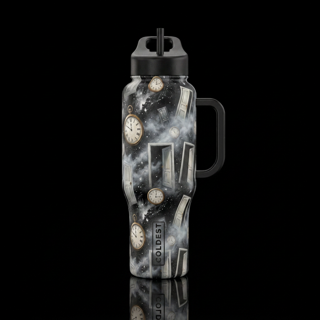 Twilight Zone water bottle design