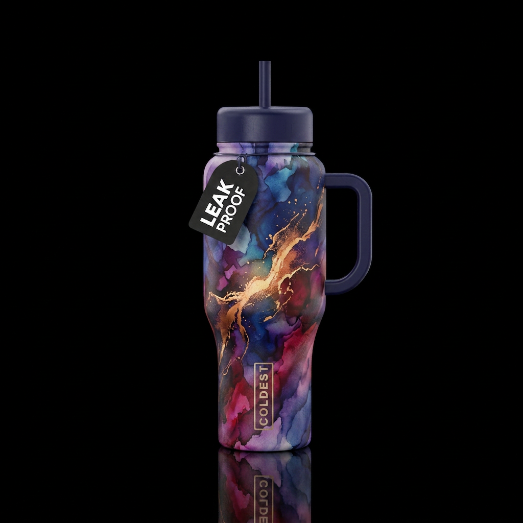 Spark of Love water bottle design