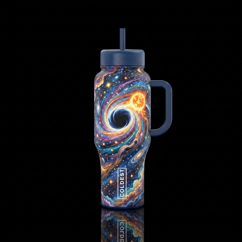 Black Hole water bottle design