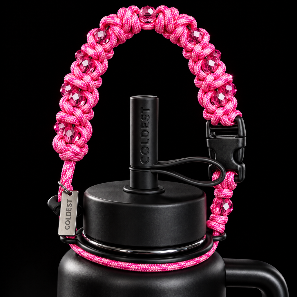 Pink crystal 2 water bottle design