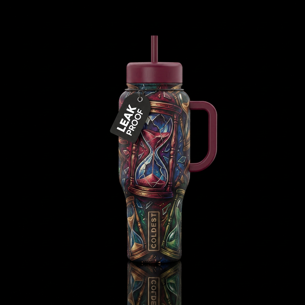 Forever Broken water bottle design