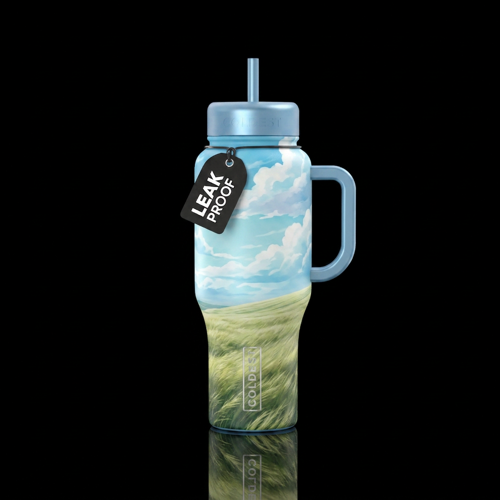Field of dreams water bottle design