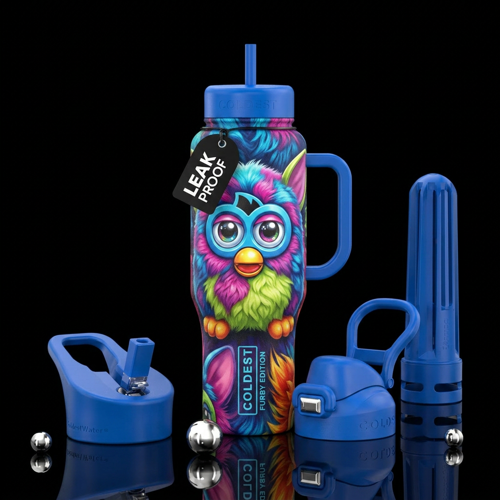 Furby water bottle design