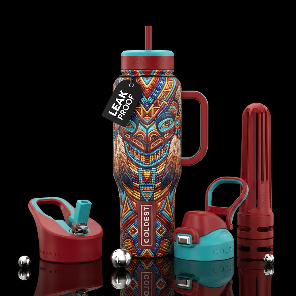 Pow wow, unique water bottle design