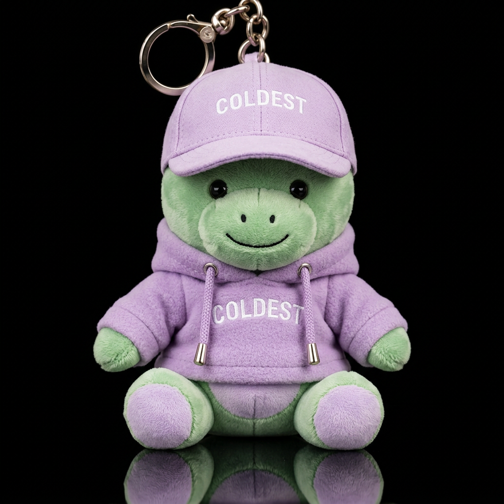 A dino a light light purple coldest sweater matchi... water bottle design