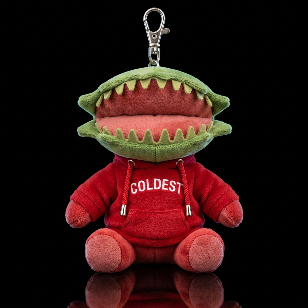 Original flytrap,red sweatshirt, no cap water bottle design
