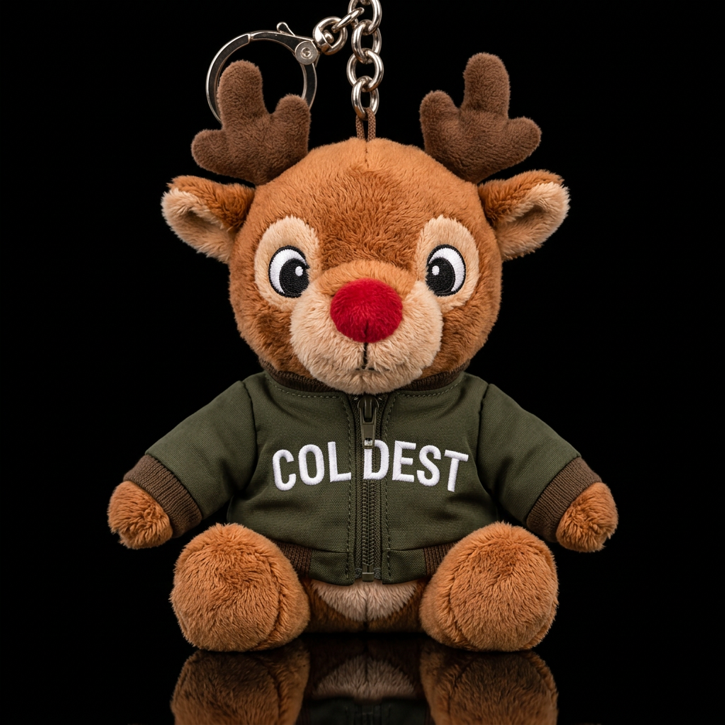 Rollo the Reindeer water bottle design
