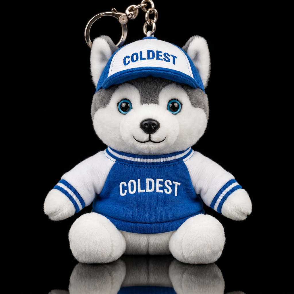 Loki the Siberian Husky water bottle design