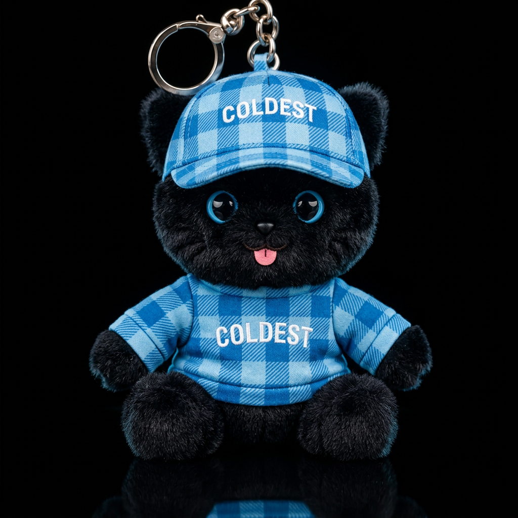Indigo the cat water bottle design