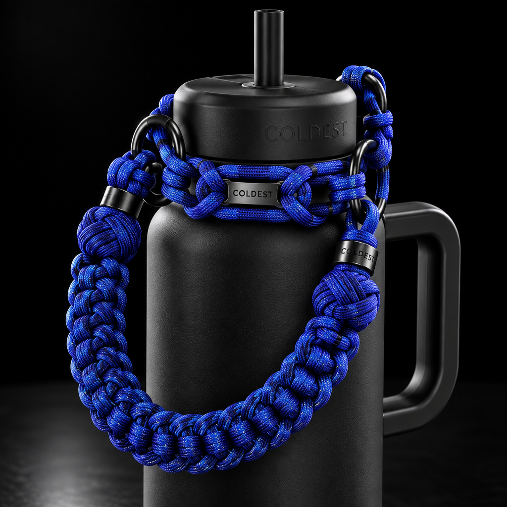 Stratosphere Sapphire water bottle design