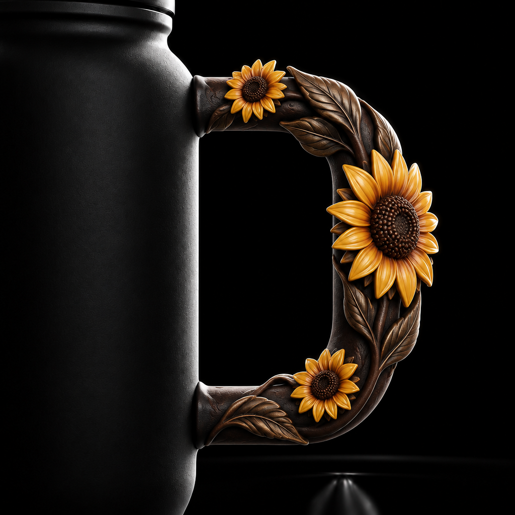The Golden Grip water bottle design