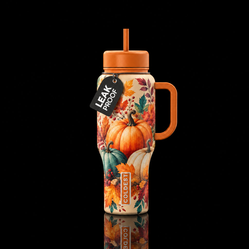 Fall Fever water bottle design
