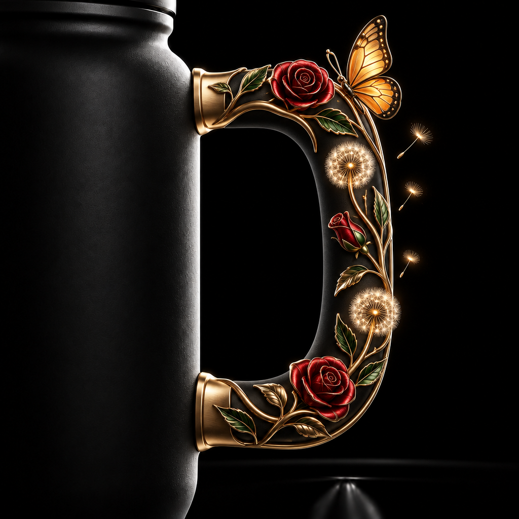 thorns-and-wishes water bottle design