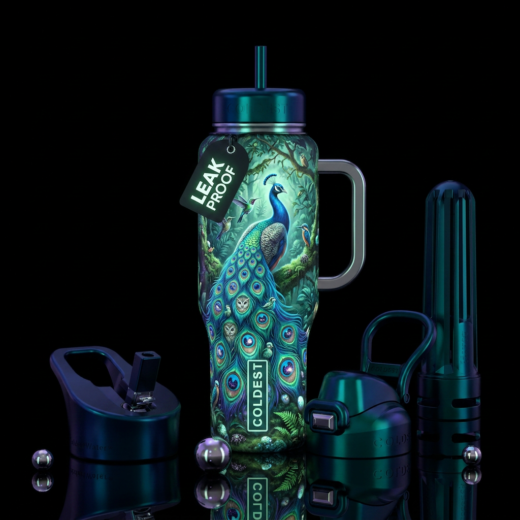A premium collectible wraparound insulated water b... water bottle design