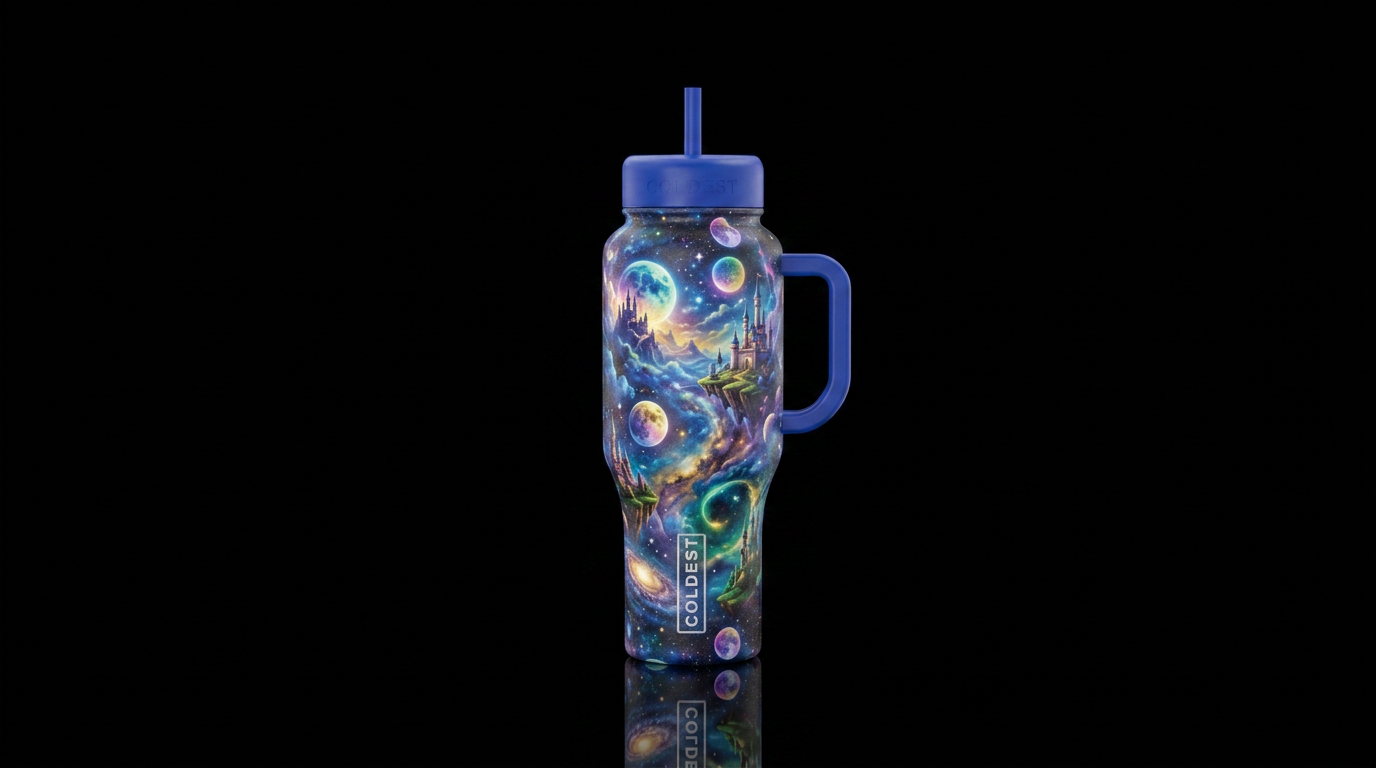 Dreamscape water bottle design