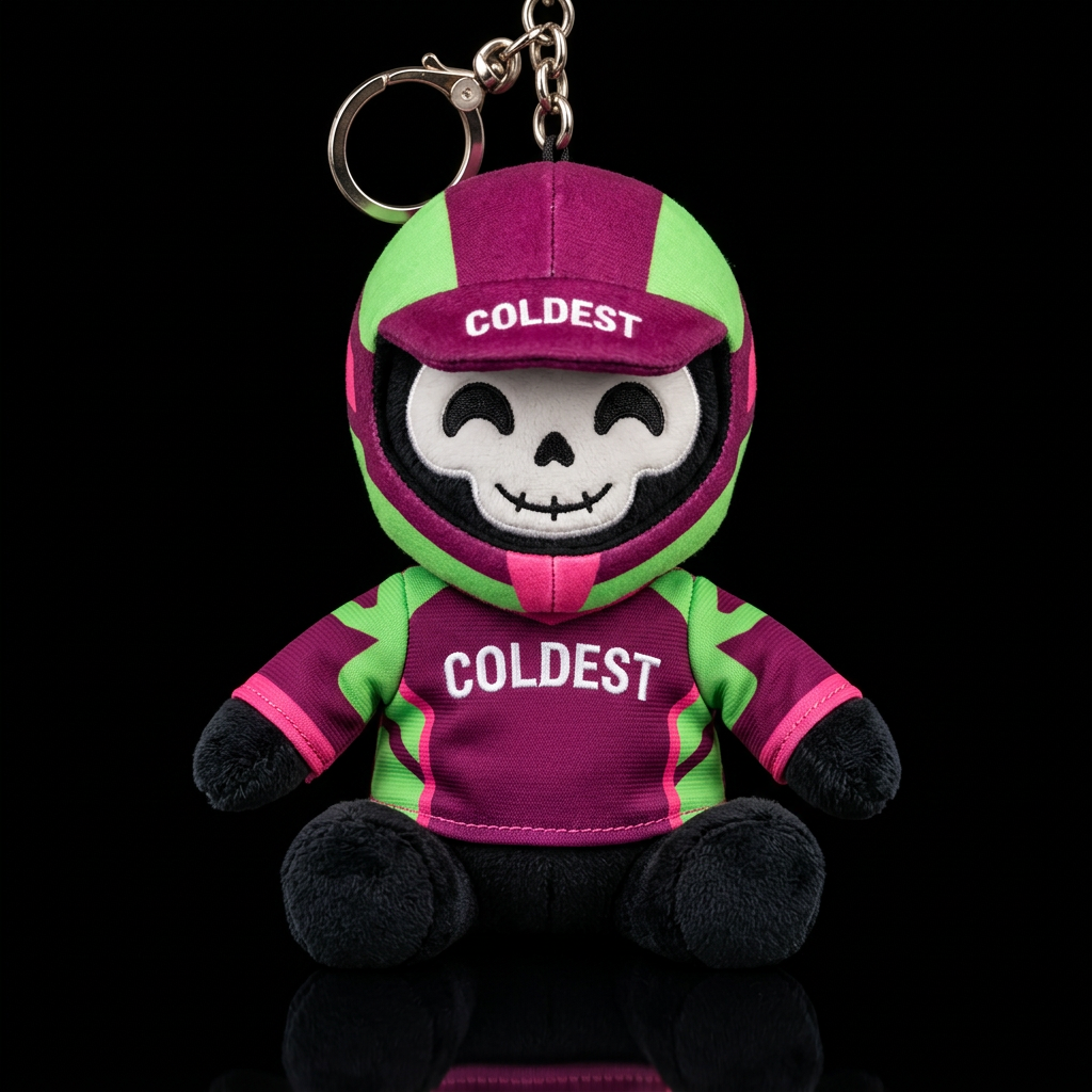 Skully the skeleton water bottle design