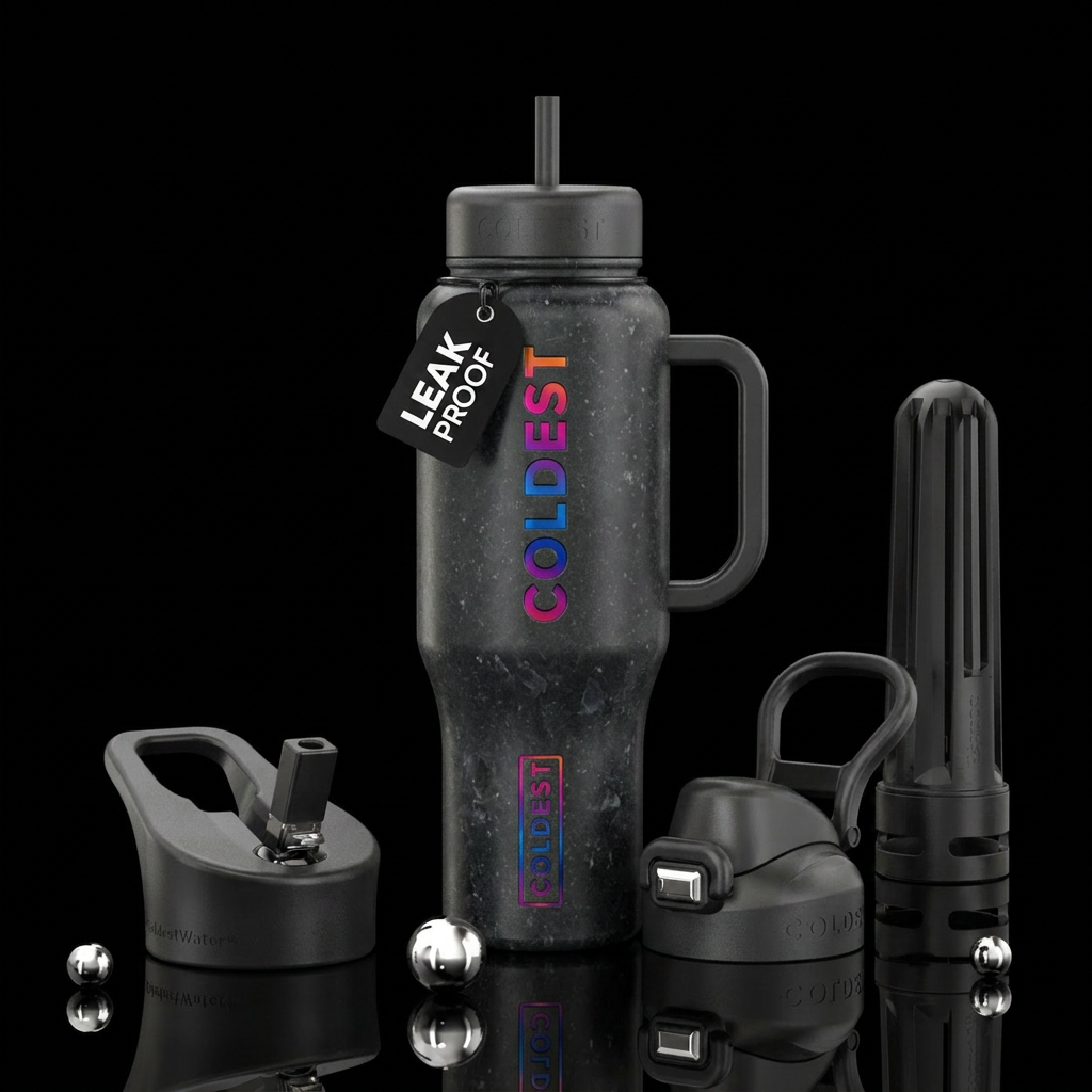 Flint color water bottle design