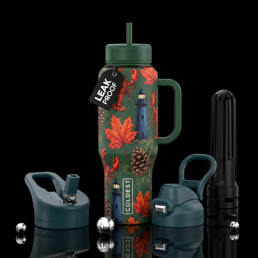Tumbler inspired by North eastern water bottle design