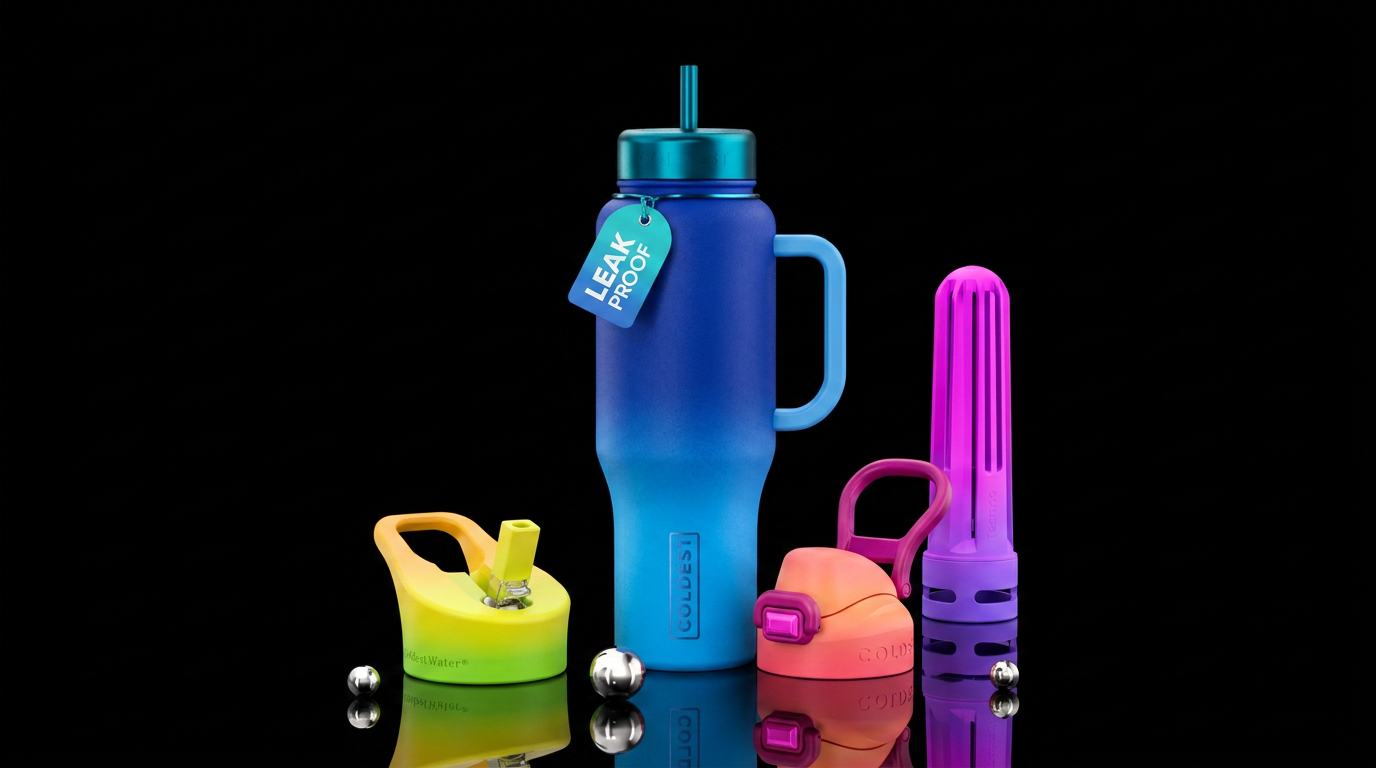 Tumbler inspired by finding the perfect color comb... water bottle design