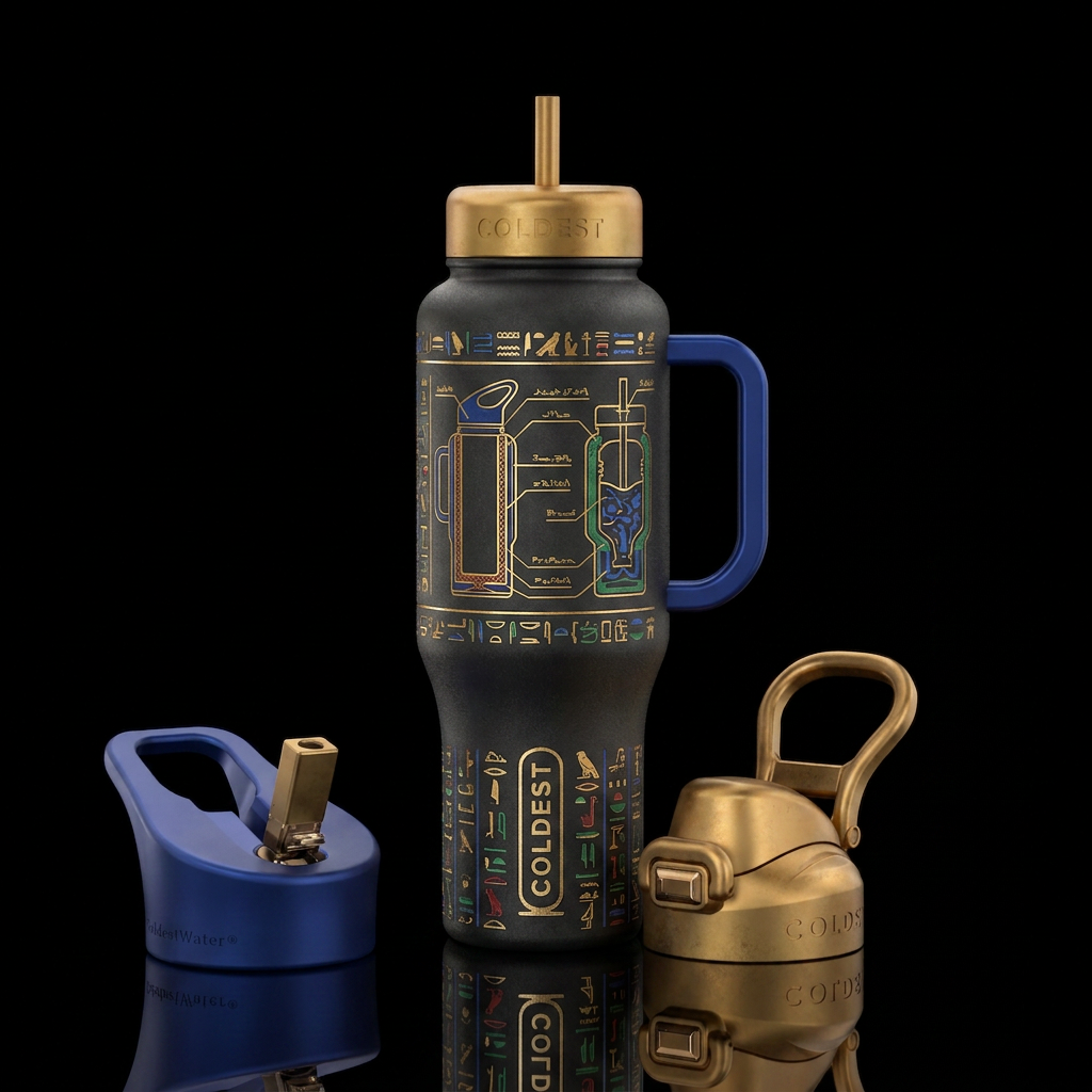 Coldest Tumbler diagrams found in ancient Egyptian... water bottle design