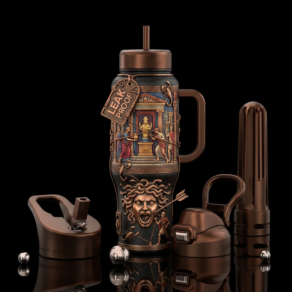 Tumbler is an ancient roman artifact that is booby... water bottle design