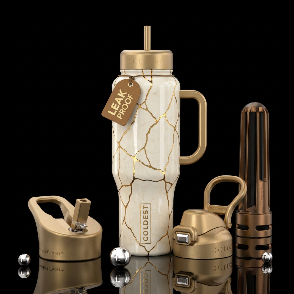Kintsigi porcelain china water bottle design