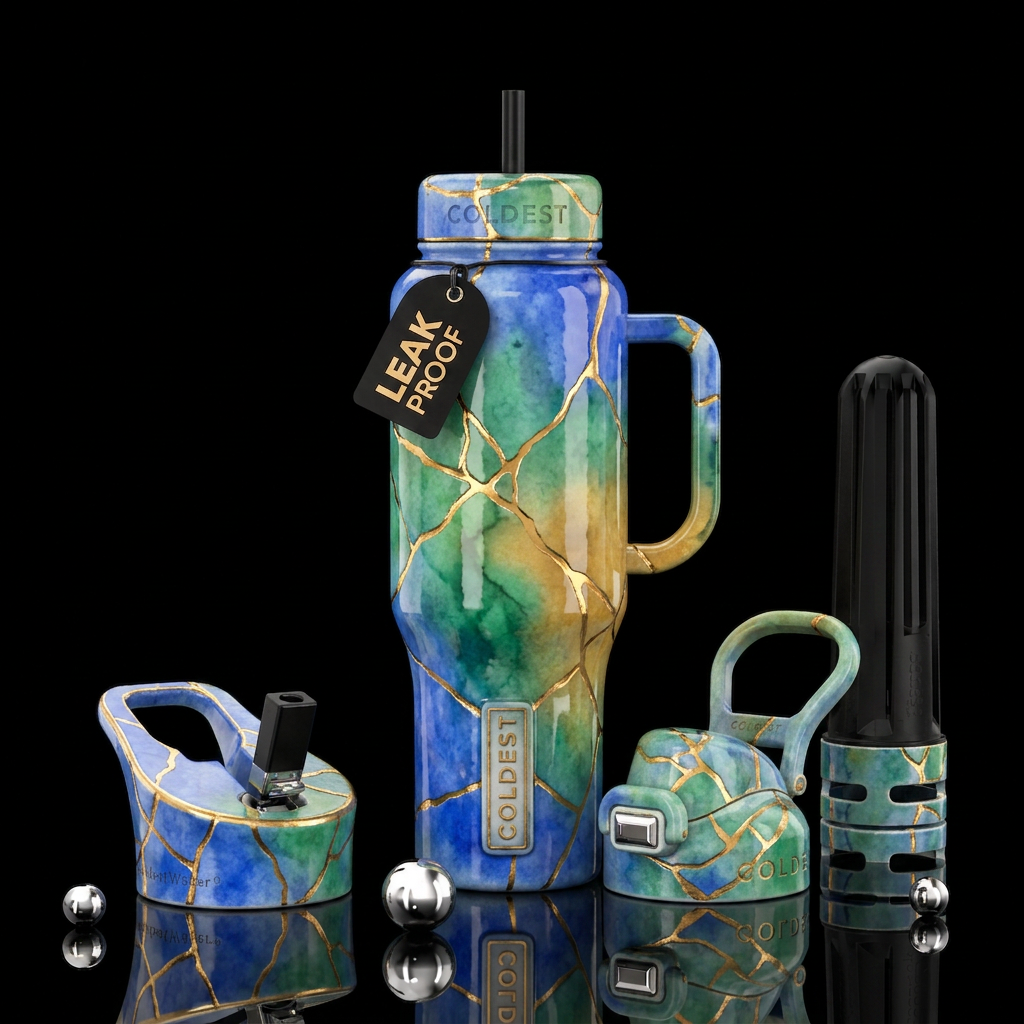 Kintsigi porcelain china water bottle design
