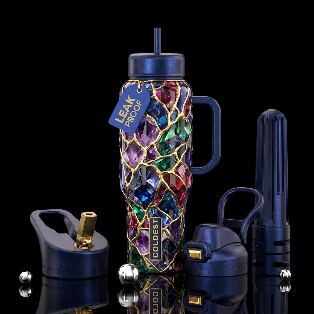 Kitsigi crystal water bottle design