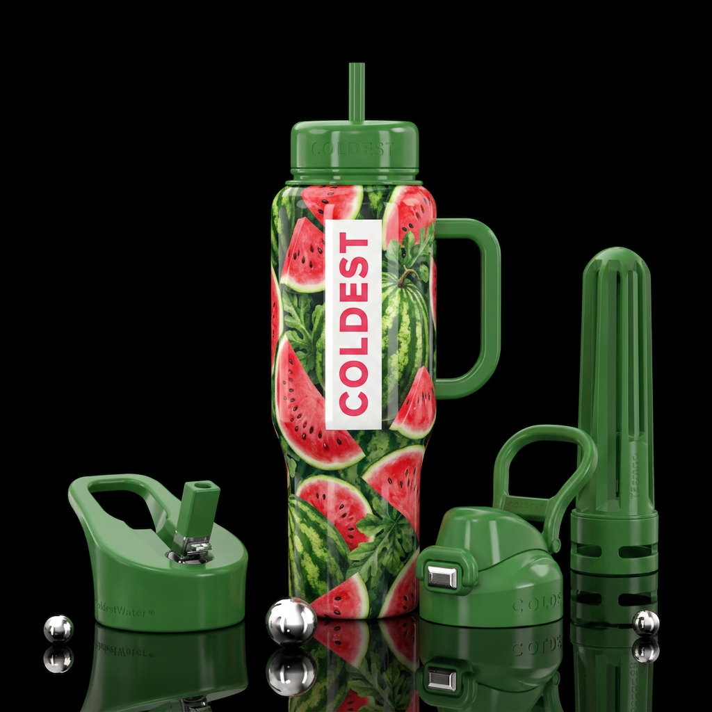Love of watermelon water bottle design