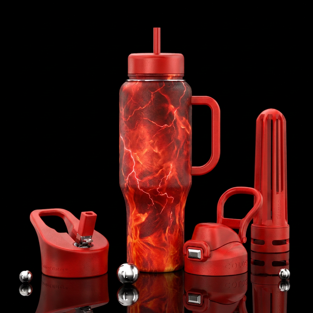 Code Red if it was a tumbler without the name water bottle design