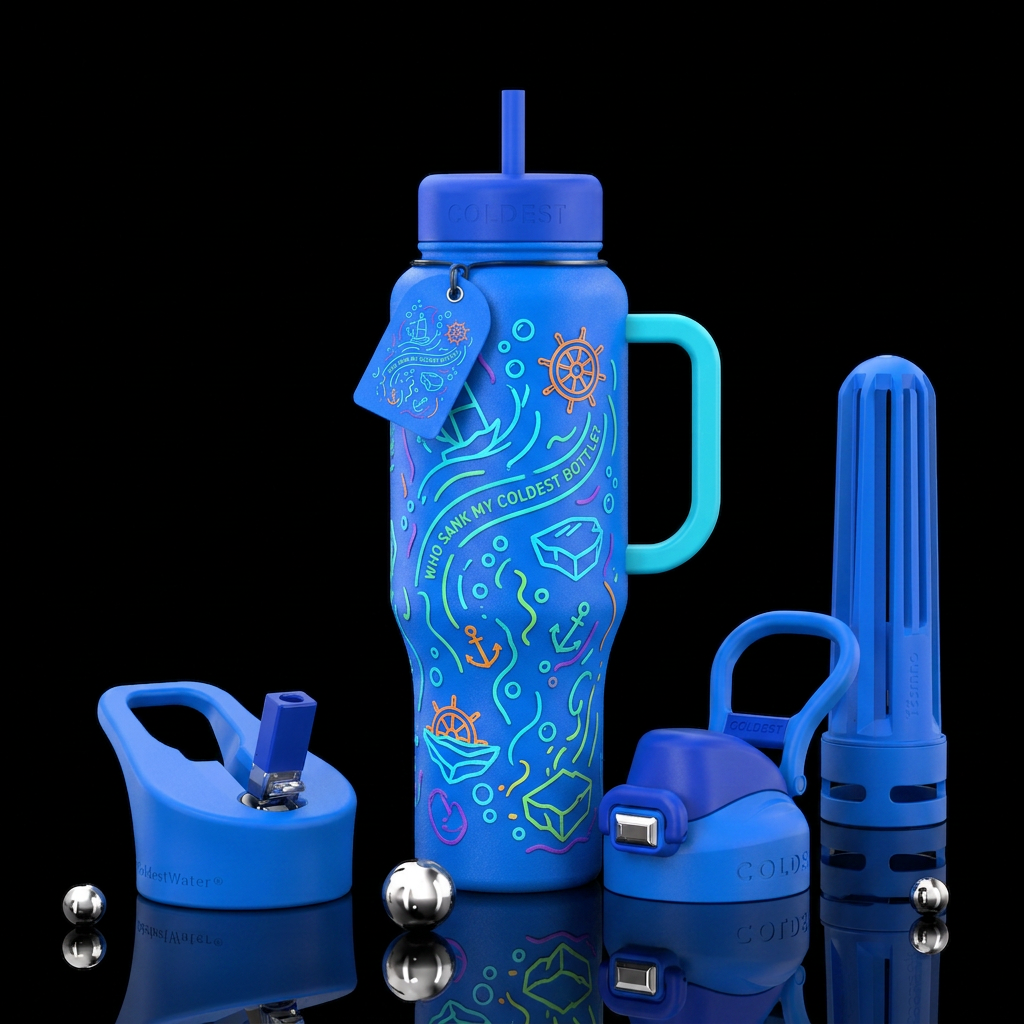Who sank my coldest bottle? water bottle design
