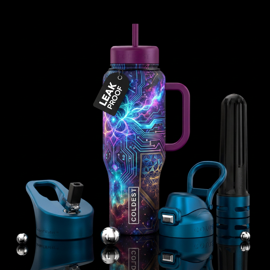 If coldest bottles were designed by AI water bottle design