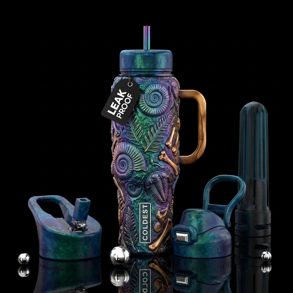 If a coldest bottle were a fossil water bottle design