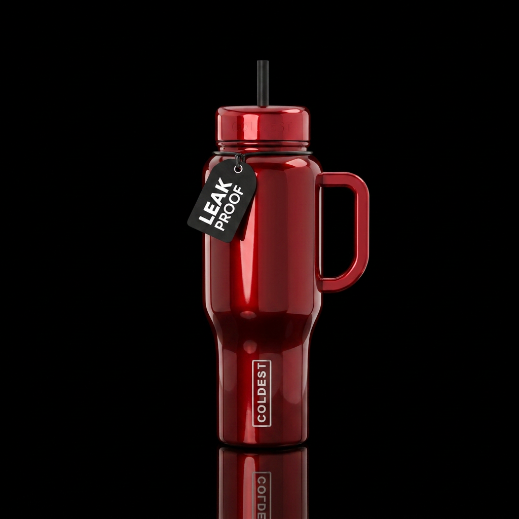 Tumbler is a candy apple water bottle design
