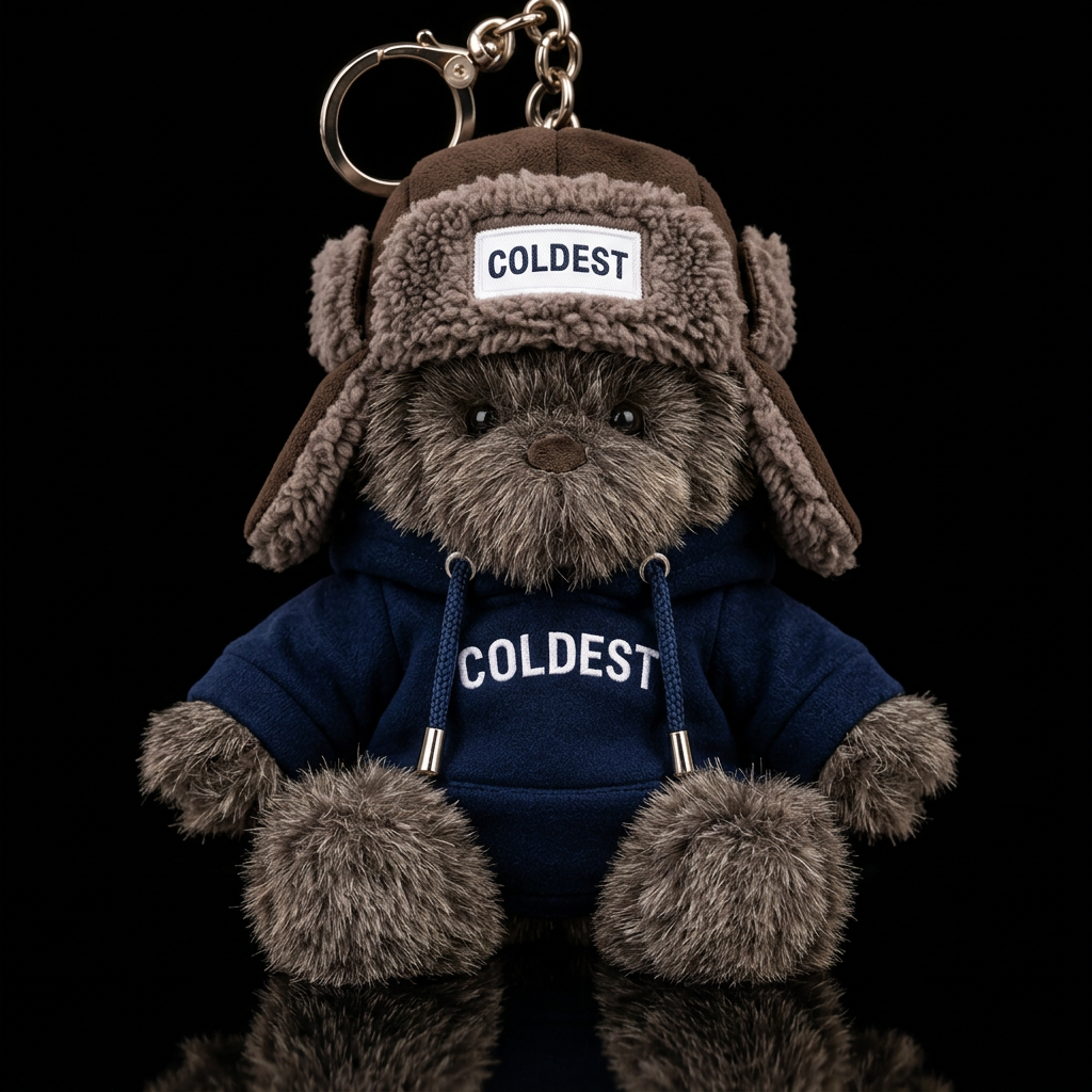 Bigfoot in coldest hat. water bottle design