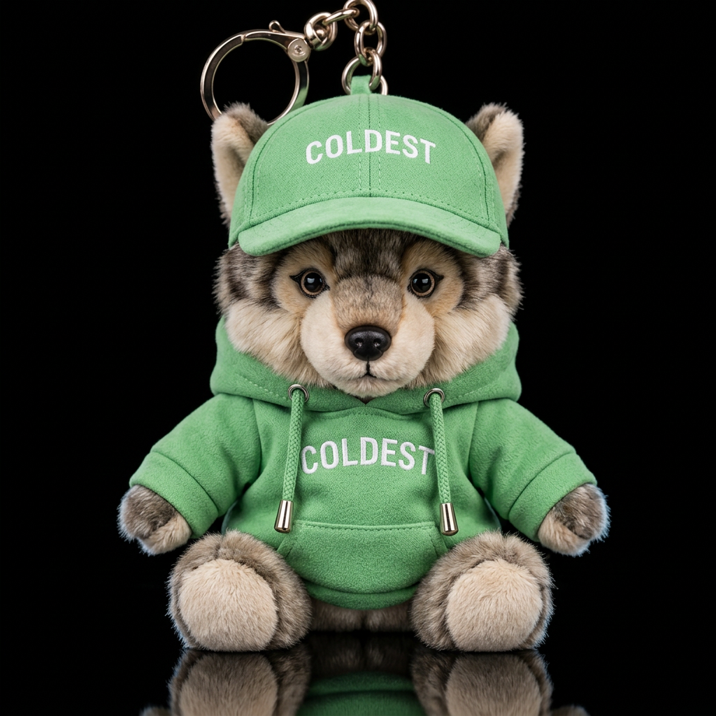 Wolfie water bottle design