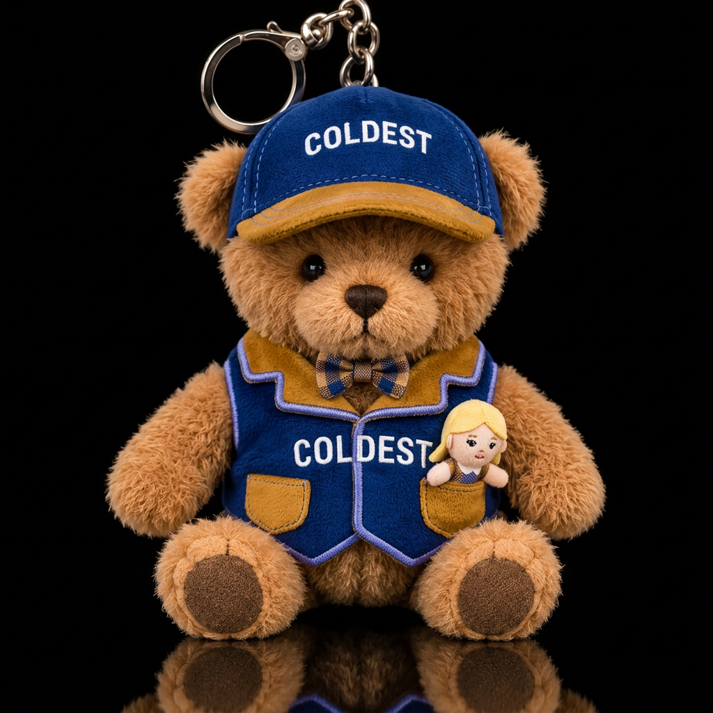 Teddy and Chloe water bottle design