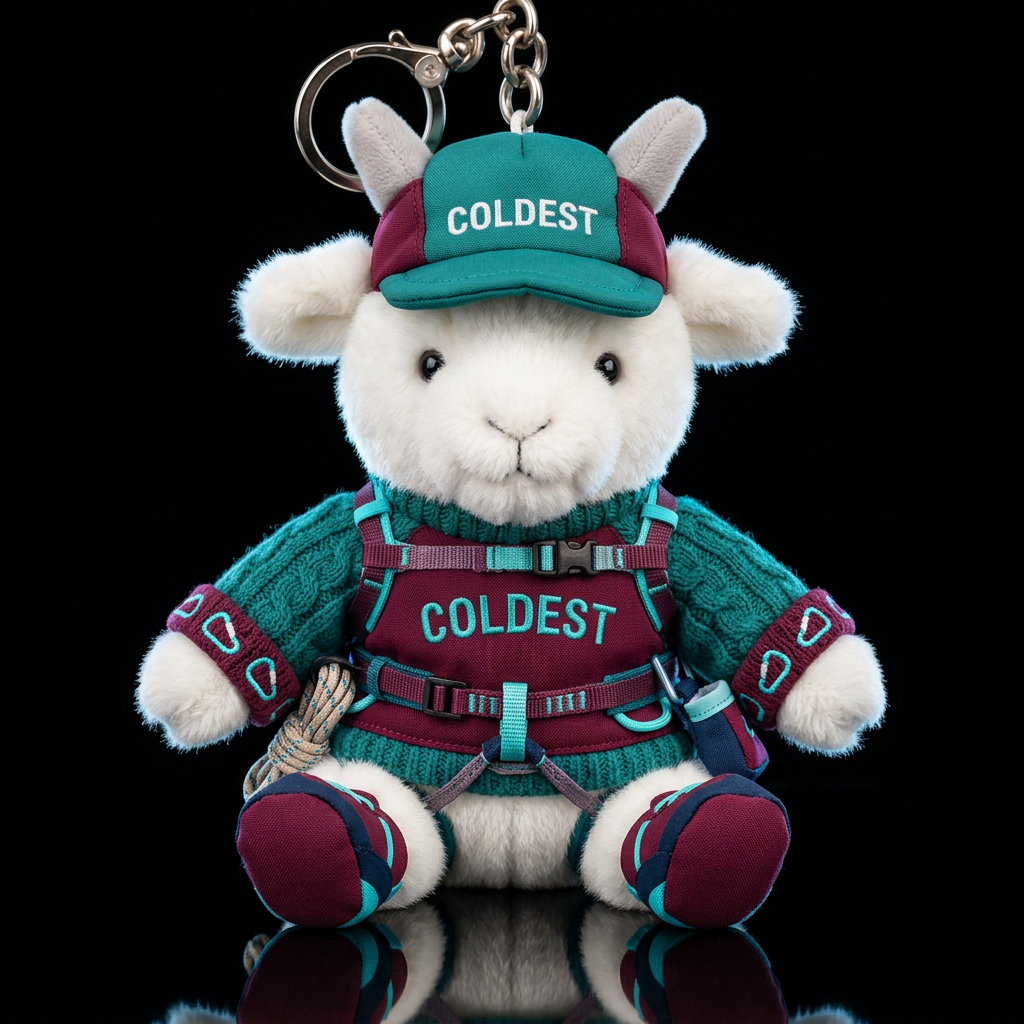 Marty the Mountain Goat water bottle design