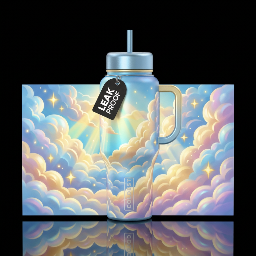 Tumbler resembles Heaven water bottle design