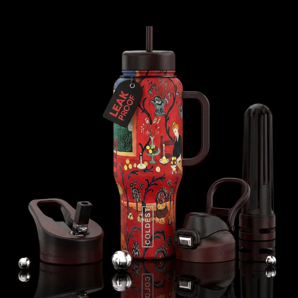Henri Matisse's The Red Room,realism water bottle design