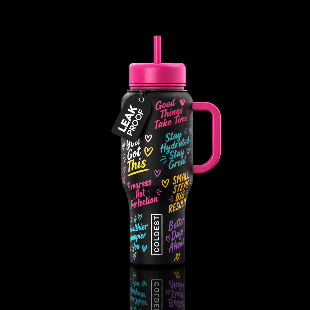 Inspirational Quotes water bottle design